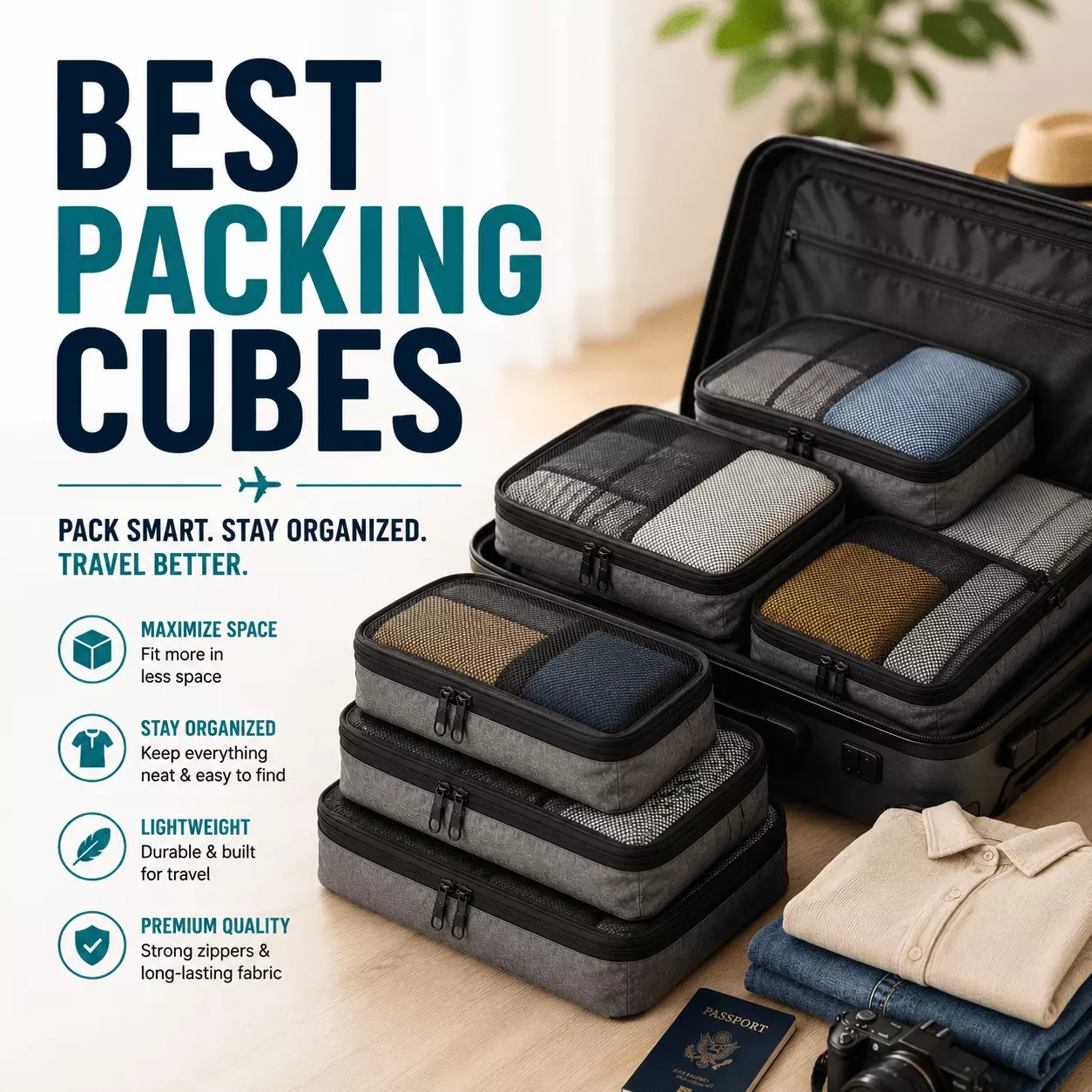 Best Packing Cubes: Top Travel Organizers for Every Trip