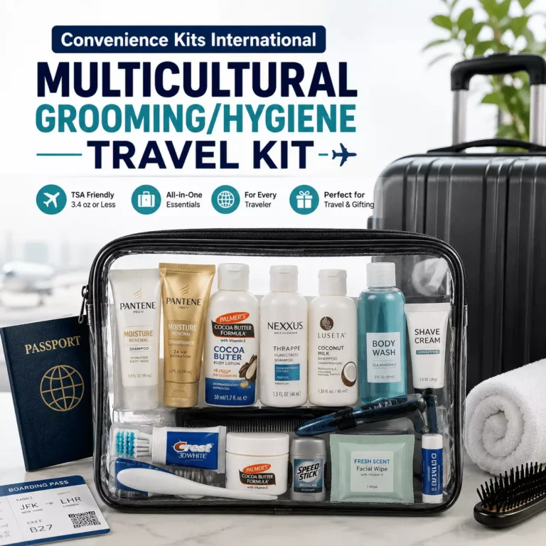 Convenience Kits International Multicultural GroomingHygiene Travel Kit