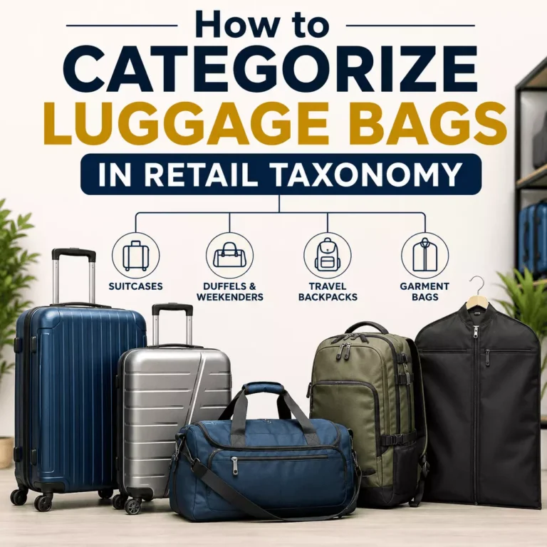 How to Categorize Luggage Bags in Retail Taxonomy
