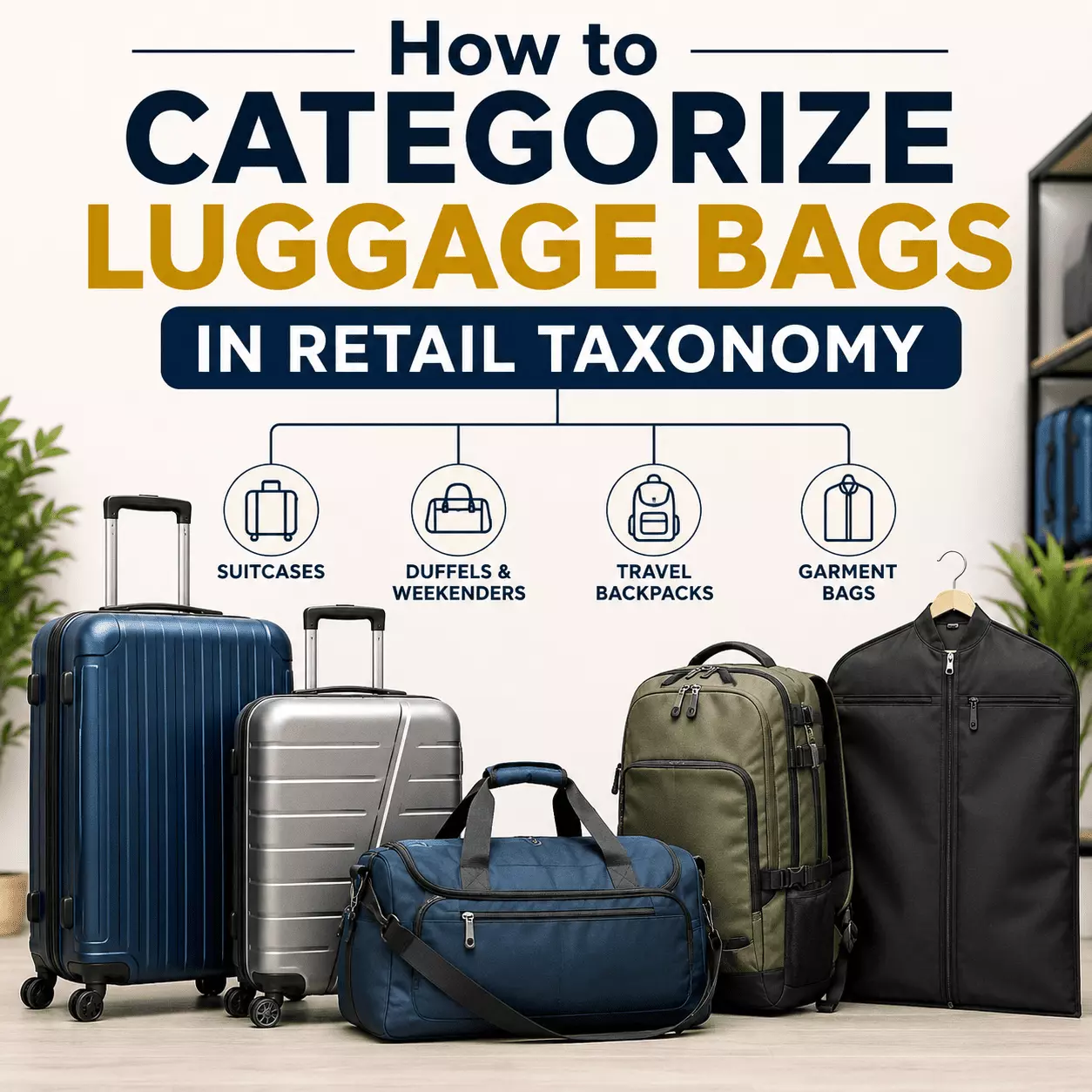 How to Categorize Luggage Bags in Retail Taxonomy