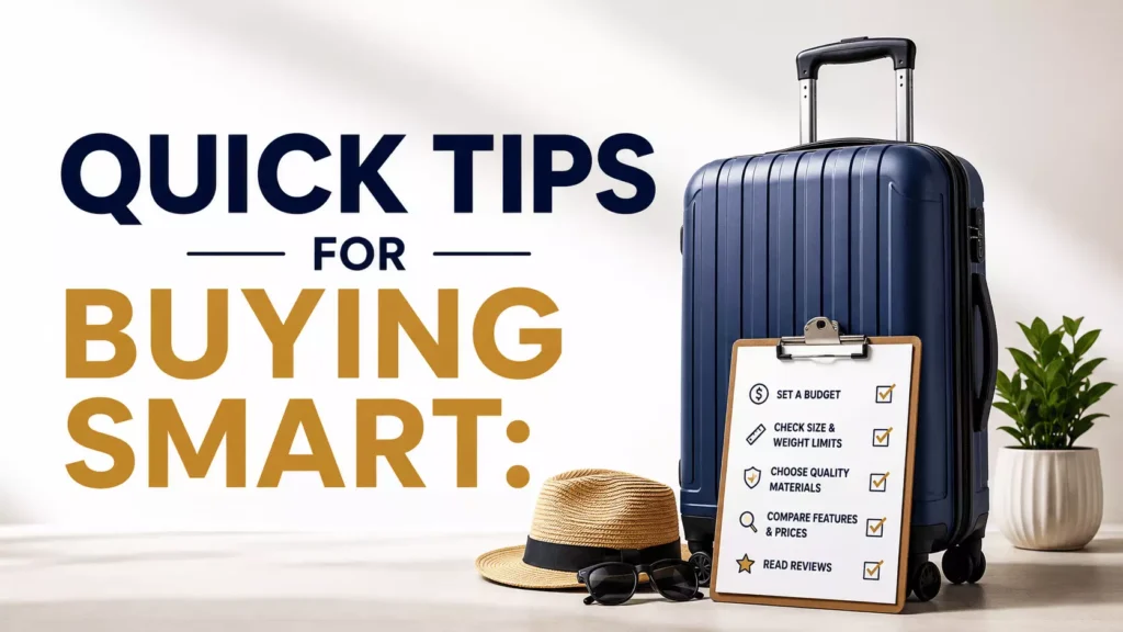 Quick Tips for Buying Smart
