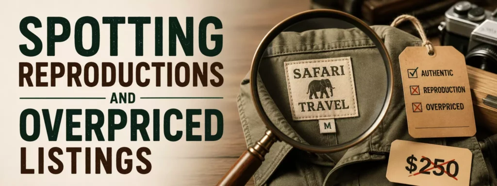 Spotting Reproductions and Overpriced Listings