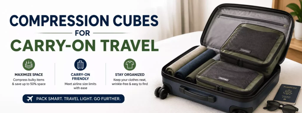 Compression Cubes for Carry-On Travel