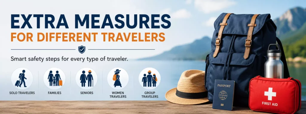 Extra Measures for Different Travelers