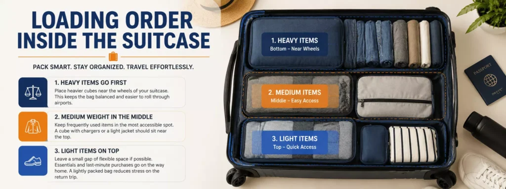Loading Order Inside the Suitcase