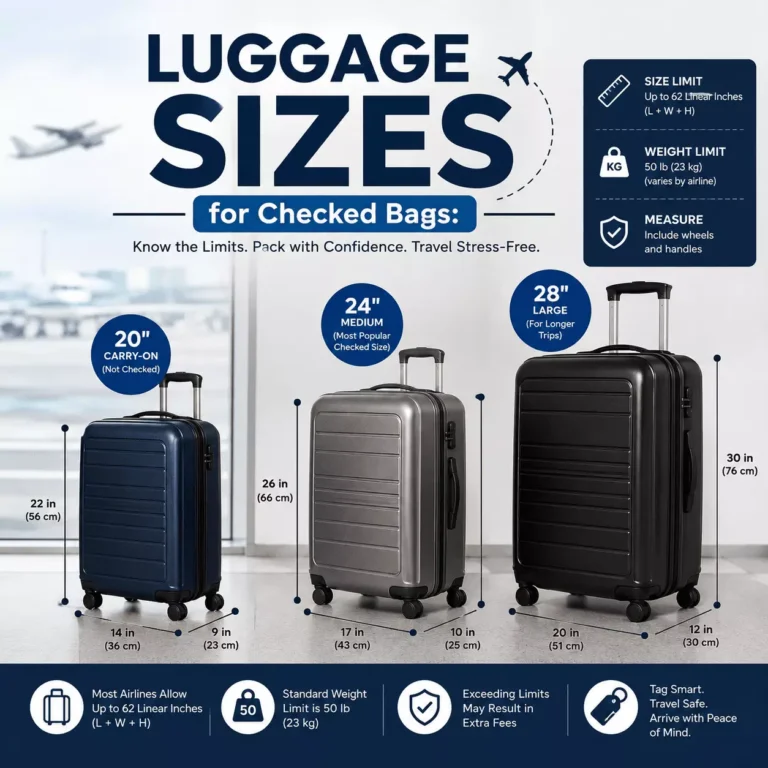 Luggage Sizes for Checked Bags