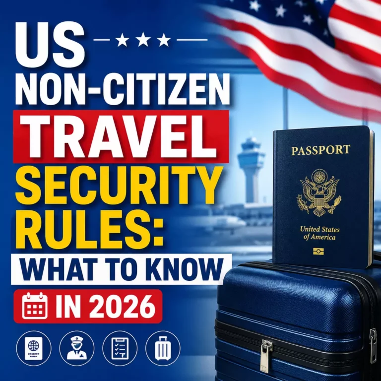US Non-Citizen Travel Security Rules